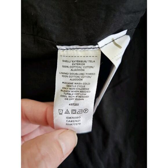 ANN TAYLOR Black Lace Strap Eyelet Flare Dress Women's Size 4 NWT - Picture 9 of 9